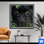 Poster Blick Des Panthers Quadrat Produktvorschau mit dem Bild Blick des Panthers im Format Quadrat.