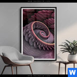 Poster Blueten Spirale Hochformat Produktvorschau mit dem Bild Blüten Spirale im Format Hochformat.