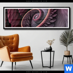 Poster Blueten Spirale Panorama Produktvorschau mit dem Bild Blüten Spirale im Format Panorama.