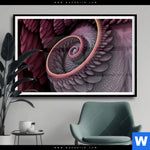 Poster Blueten Spirale Querformat Produktvorschau mit dem Bild Blüten Spirale im Format Querformat.