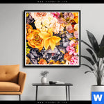 Poster Bluetenzauber Quadrat Produktvorschau mit dem Bild Blütenzauber im Format Quadrat.