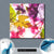 Poster Blumen Collage No 2 Quadrat Material