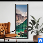 Poster Bootshuette Schmal Produktvorschau mit dem Bild Bootshütte im Format Schmal.