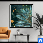 Poster Botanischer Glanz Quadrat Produktvorschau mit dem Bild Botanischer Glanz im Format Quadrat.