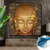 Poster Buddha Bambus In Gold Quadrat Produktvorschau