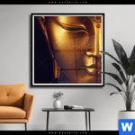 Poster Buddha In Harmonie Quadrat Produktvorschau mit dem Bild Buddha in Harmonie im Format Quadrat.
