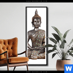 Poster Buddha In Lotus Pose No 2 Schmal Produktvorschau mit dem Bild Buddha in Lotus Pose No. 2 im Format Schmal.