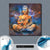 Poster Buddha In Meditation Quadrat Material