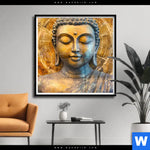 Poster Buddha Innerer Frieden Quadrat Produktvorschau mit dem Bild Buddha - Innerer Frieden im Format Quadrat.