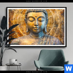 Poster Buddha Innerer Frieden Querformat Produktvorschau mit dem Bild Buddha - Innerer Frieden im Format Querformat.