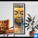 Poster Buddha Innerer Frieden Schmal Produktvorschau mit dem Bild Buddha - Innerer Frieden im Format Schmal.