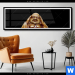 Poster Buddha No Evil Panorama Produktvorschau mit dem Bild Buddha - no evil im Format Panorama.