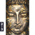 Poster Buddha Silber Gold Hochformat Motivorschau Seitenverhaeltnis 2 3