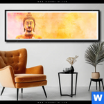 Poster Bunter Buddha No 3 Panorama Produktvorschau mit dem Bild Bunter Buddha No.3 im Format Panorama.