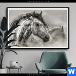 Poster Das Pferd Wild Schoen Querformat Produktvorschau mit dem Bild Das Pferd - wild & schön im Format Querformat.