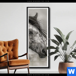 Poster Das Pferd Wild Schoen Schmal Produktvorschau mit dem Bild Das Pferd - wild & schön im Format Schmal.