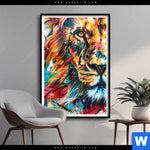 Poster Der Loewe Urban Style Hochformat Produktvorschau mit dem Bild Der Löwe - Urban Style im Format Hochformat.