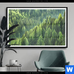 Poster Der Wald Querformat Produktvorschau mit dem Bild Der Wald im Format Querformat.