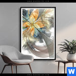 Poster Digitale Blumen No 1 Hochformat Produktvorschau mit dem Bild Digitale Blumen No.1 im Format Hochformat.