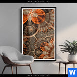 Poster Digitale Blumen No 2 Hochformat Produktvorschau mit dem Bild Digitale Blumen No.2 im Format Hochformat.