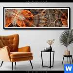 Poster Digitale Blumen No 2 Panorama Produktvorschau mit dem Bild Digitale Blumen No.2 im Format Panorama.