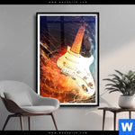 Poster E Gitarre Hochformat Produktvorschau mit dem Bild E-Gitarre im Format Hochformat.