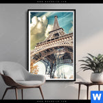 Poster Eifelturm In Paris Hochformat Produktvorschau mit dem Bild Eifelturm in Paris im Format Hochformat.