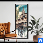 Poster Eifelturm In Paris Schmal Produktvorschau mit dem Bild Eifelturm in Paris im Format Schmal.