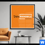 Poster Eigenes Motiv Quadrat Produktvorschau mit dem Bild Eigenes Motiv im Format Quadrat.