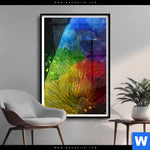 Poster Elefant Pop Art No 1 Hochformat Produktvorschau mit dem Bild Elefant Pop Art No.1 im Format Hochformat.