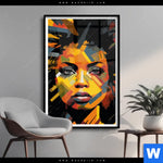 Poster Erzoernte Frau Hochformat Produktvorschau mit dem Bild Erzörnte Frau im Format Hochformat.