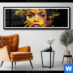 Poster Erzoernte Frau Panorama Produktvorschau mit dem Bild Erzörnte Frau im Format Panorama.