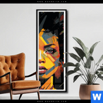 Poster Erzoernte Frau Schmal Produktvorschau mit dem Bild Erzörnte Frau im Format Schmal.