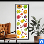 Poster Exotische Fruechte Schmal Produktvorschau mit dem Bild Exotische Früchte im Format Schmal.
