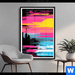 Poster Farben Der Nacht Hochformat Produktvorschau mit dem Bild Farben der Nacht im Format Hochformat.