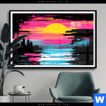 Poster Farben Der Nacht Querformat Produktvorschau mit dem Bild Farben der Nacht im Format Querformat.