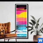 Poster Farben Der Nacht Schmal Produktvorschau mit dem Bild Farben der Nacht im Format Schmal.