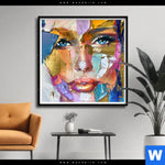 Poster Farbexplosion Portraet Nova Quadrat Produktvorschau mit dem Bild Farbexplosion - Porträt Nova im Format Quadrat.