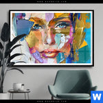 Poster Farbexplosion Portraet Nova Querformat Produktvorschau mit dem Bild Farbexplosion - Porträt Nova im Format Querformat.