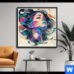 Poster Farbrausch Der Seele Quadrat Produktvorschau mit dem Bild Farbrausch der Seele im Format Quadrat.