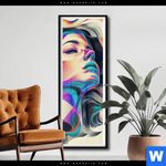 Poster Farbrausch Der Seele Schmal Produktvorschau mit dem Bild Farbrausch der Seele im Format Schmal.