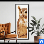 Poster Federkleid Trifft Bluetenpracht Schmal Produktvorschau mit dem Bild Federkleid trifft Blütenpracht im Format Schmal.