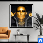 Poster Fingerspitzengefuehl Quadrat Produktvorschau mit dem Bild Fingerspitzengefühl im Format Quadrat.