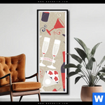 Poster Flaschen Glaeser No 2 Schmal Produktvorschau mit dem Bild Flaschen & Gläser No. 2 im Format Schmal.