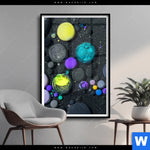 Poster Fluid Art Bubbless No 1 Hochformat Produktvorschau mit dem Bild Fluid Art - Bubbless No.1 im Format Hochformat.