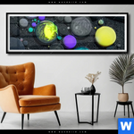 Poster Fluid Art Bubbless No 1 Panorama Produktvorschau mit dem Bild Fluid Art - Bubbless No.1 im Format Panorama.