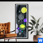 Poster Fluid Art Bubbless No 1 Schmal Produktvorschau mit dem Bild Fluid Art - Bubbless No.1 im Format Schmal.