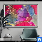 Poster Fluid Art Fruehlingszauber Querformat Produktvorschau mit dem Bild Fluid Art Frühlingszauber im Format Querformat.