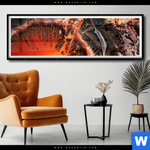 Poster Fluid Art Lavastrom Panorama Produktvorschau mit dem Bild Fluid Art Lavastrom im Format Panorama.