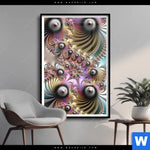 Poster Fraktale Kunst No 1 Hochformat Produktvorschau mit dem Bild Fraktale Kunst No.1 im Format Hochformat.